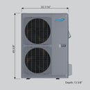 Air-Con Neptune Series - 24000-60000 BTU - Up to 19 SEER2 - Pre-Charged Heat Pump Inverter - Ducted Central Air Conditioner
