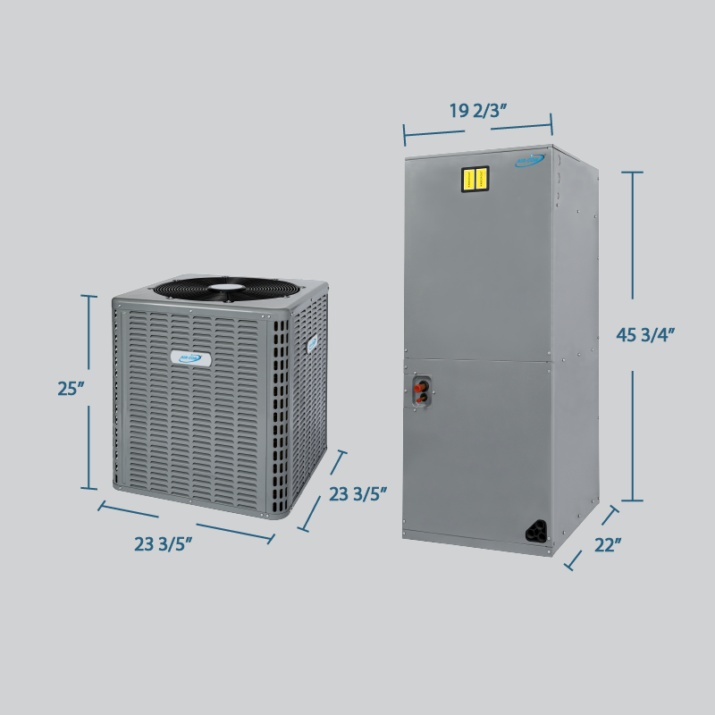 1.5 - 5 Ton 14.3 SEER2 Air-Con Saturn Series Heat Pump Air Conditioner System Multi Positional