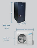 Aircon SD Premium 36000 BTU Measurements